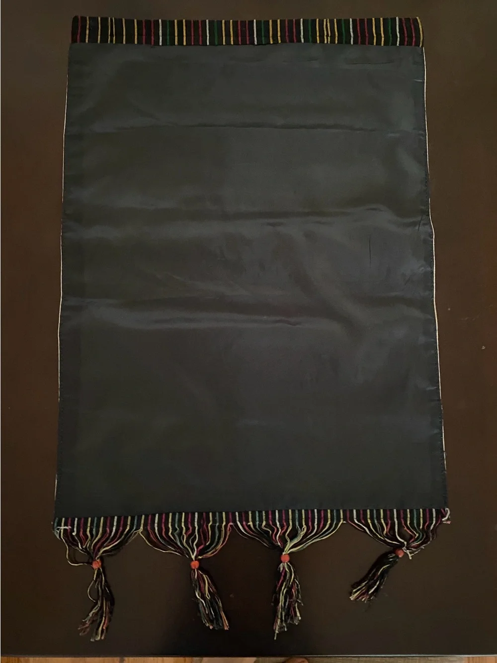 Traditional Folk Tapestry Wall Art in Red, Black, and Green